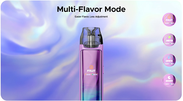 VOOPOO VMATE MAX 2 multi flavor mode